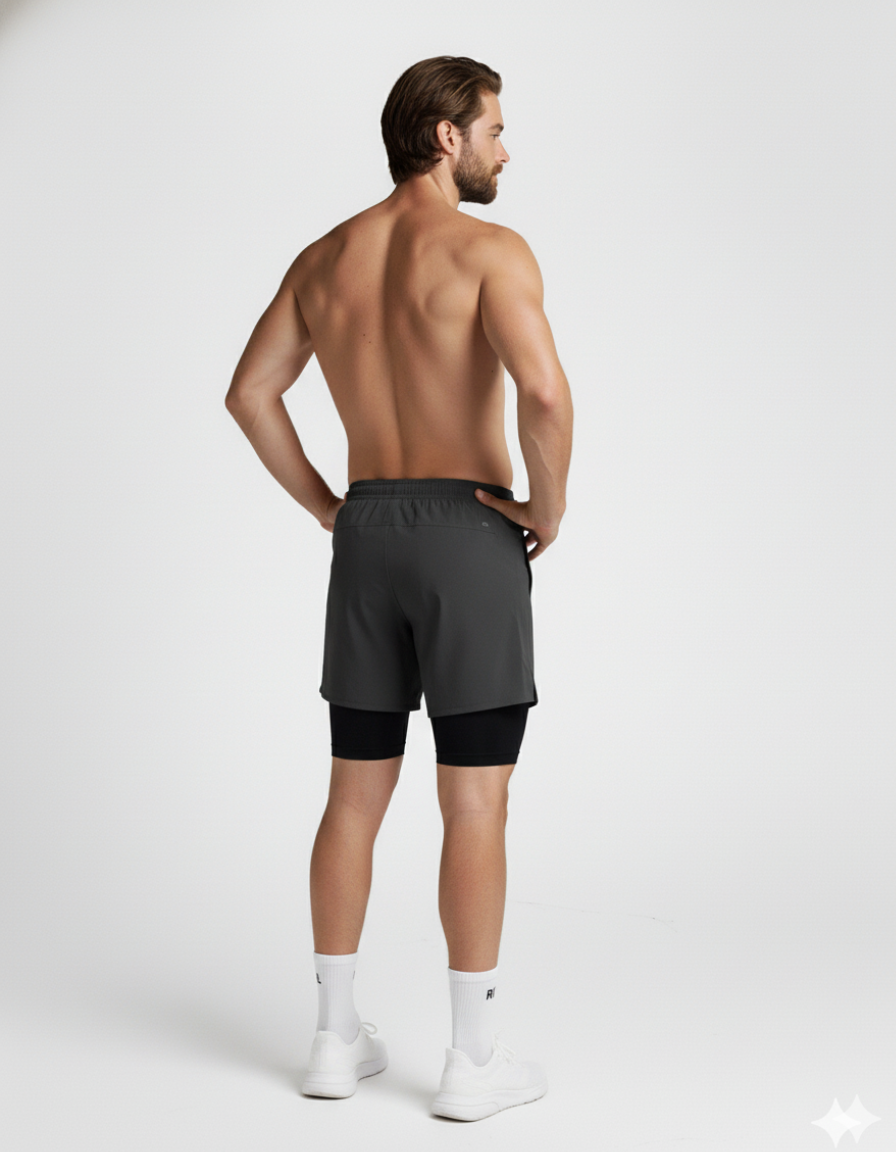 RITUAL 2 in 1 RUNNING SHORTS
