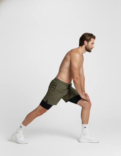 RITUAL 2 in 1 RUNNING SHORTS