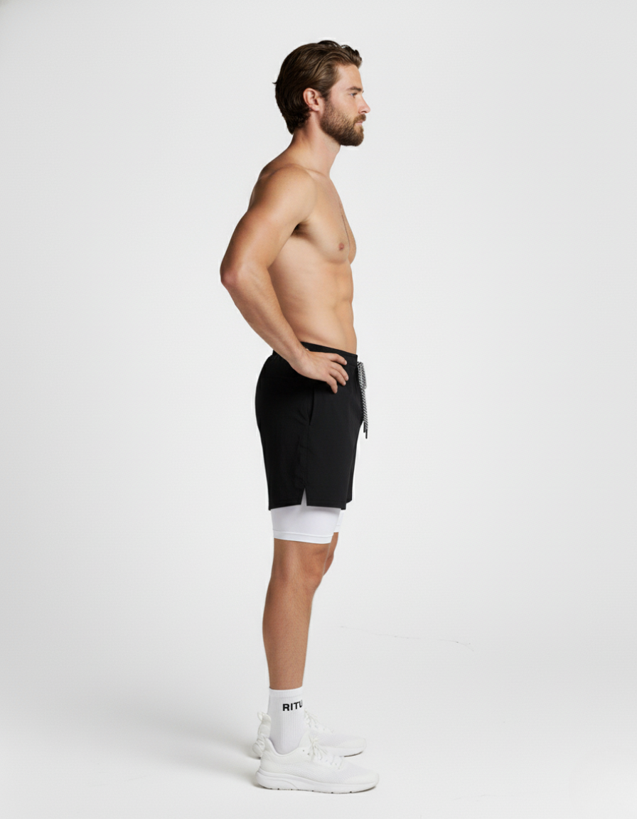 RITUAL 2 in 1 RUNNING SHORTS