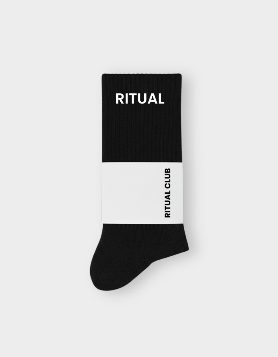 RITUAL CLUB SOCKS BLACK