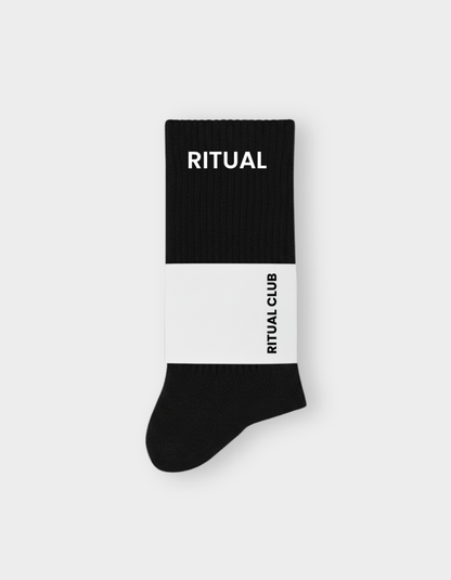 RITUAL CLUB SOCKS BLACK