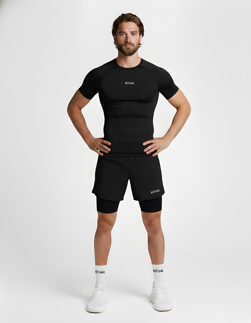 RITUAL LOGO COMPRESSION TOP