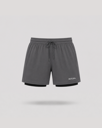 RITUAL 2 in 1 RUNNING SHORTS