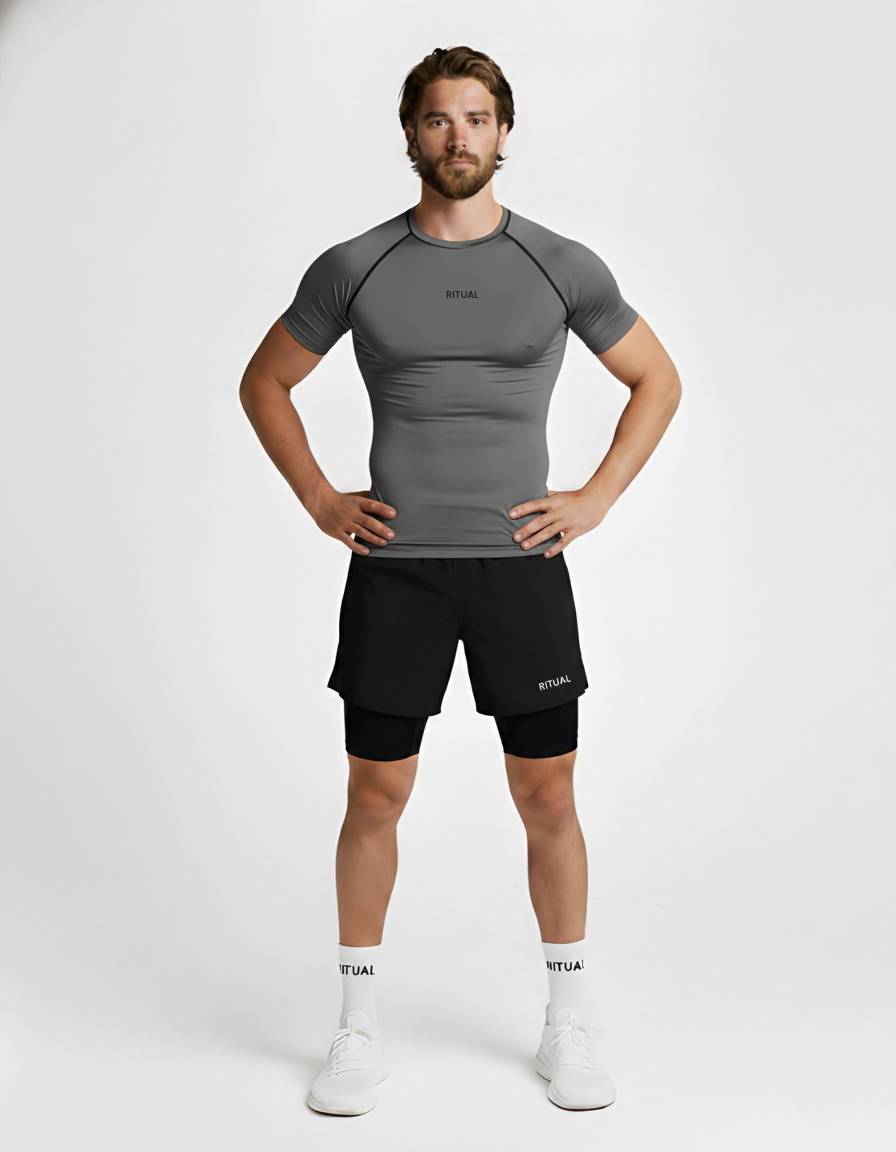 RITUAL LOGO COMPRESSION TOP