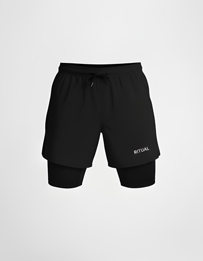 RITUAL 2 in 1 RUNNING SHORTS