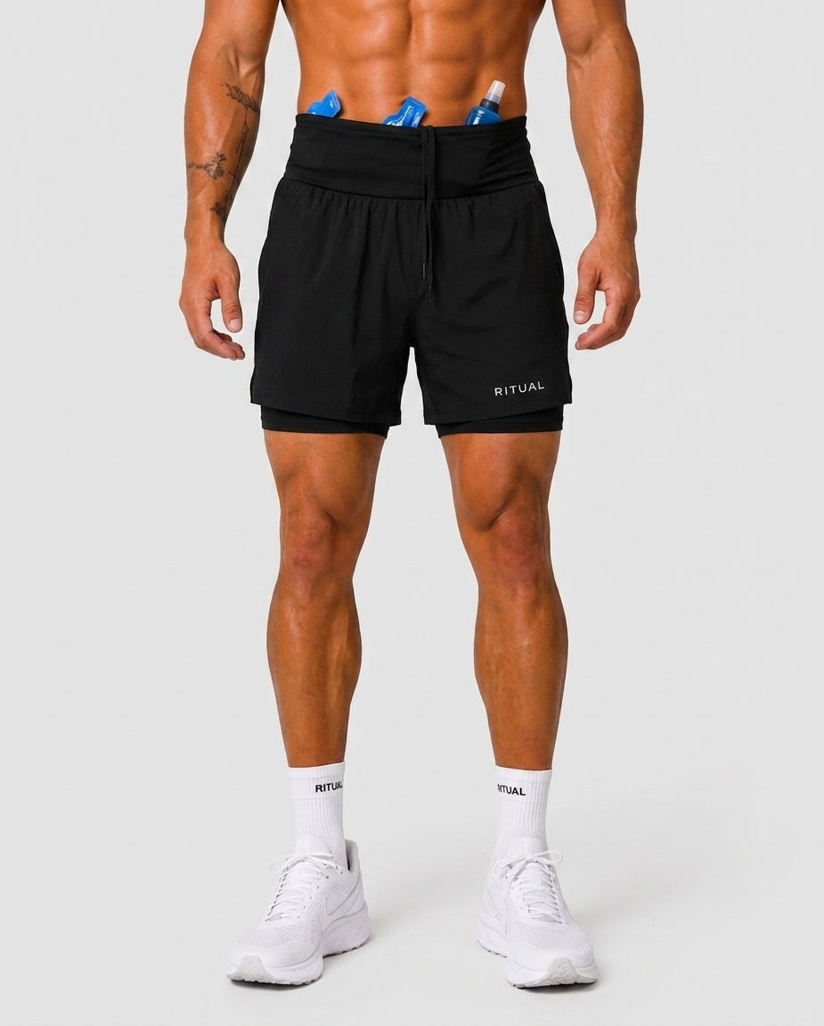 RITUAL Marathon Shorts - Built-In Belt