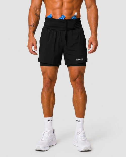RITUAL Marathon Shorts - Built-In Belt