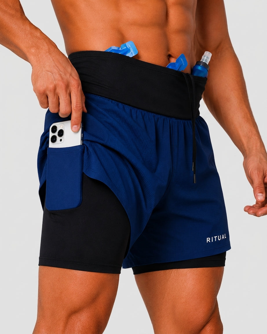 RITUAL Marathon Shorts - Built-In Belt