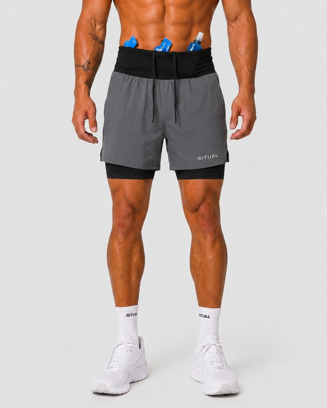 RITUAL Marathon Shorts - Built-In Belt