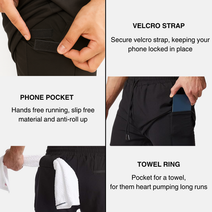 RITUAL 2 in 1 RUNNING SHORTS - V2